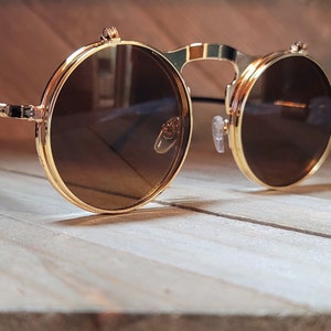Flip best sale down glasses