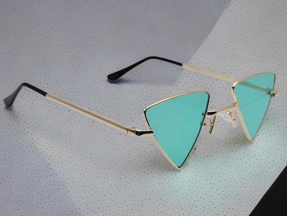 plastic cat eye triangle sunglasses female| Alibaba.com