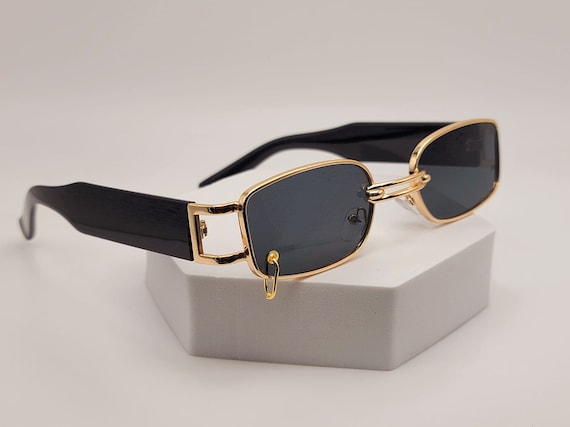 Oversized Women Men Designer Sunglasses Luxury Elegant Rimless Square UV400  