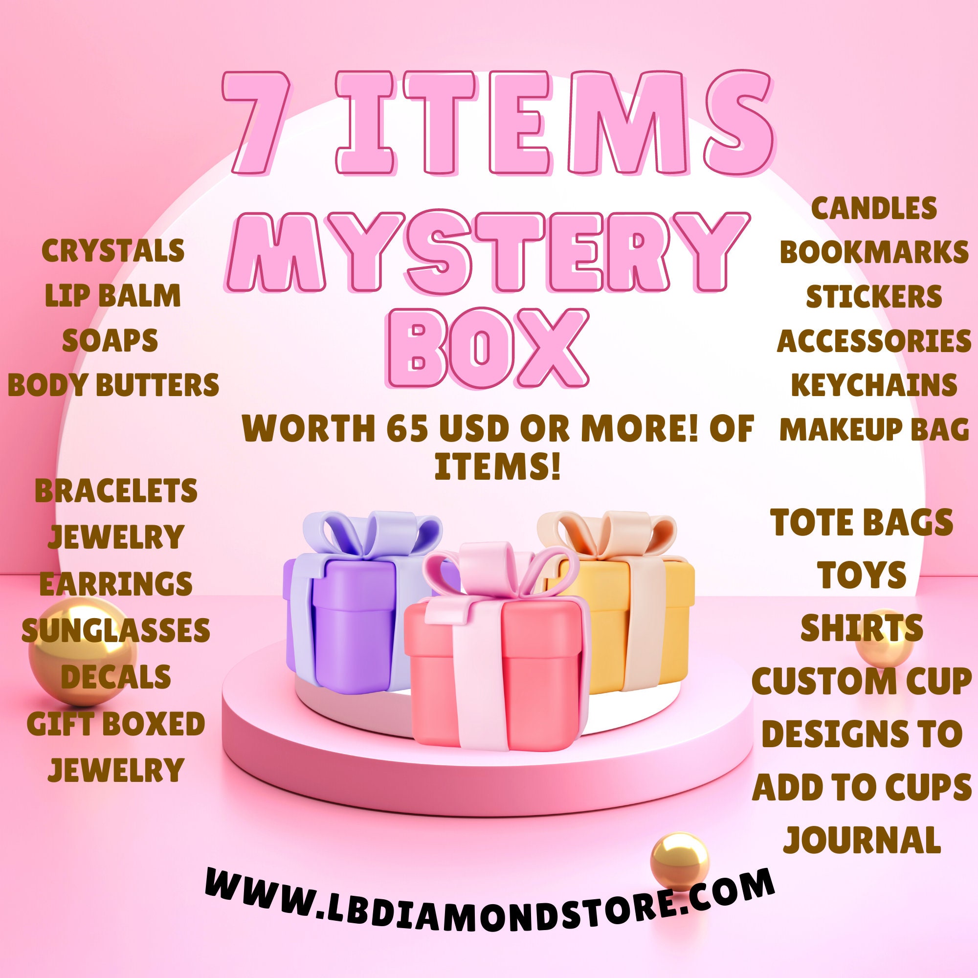 make up an accessory mystery box