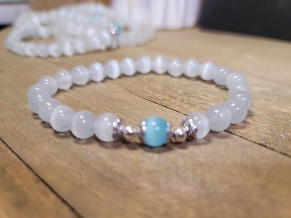 Selenite bracelet on sale