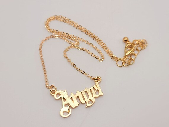 Angel outlet necklace word