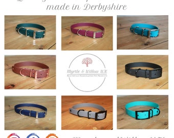 LUCKY DIP BioThane® Dog Collar - handcrafted I waterproof I odour stain resistant I antimicrobial I pliable I durable