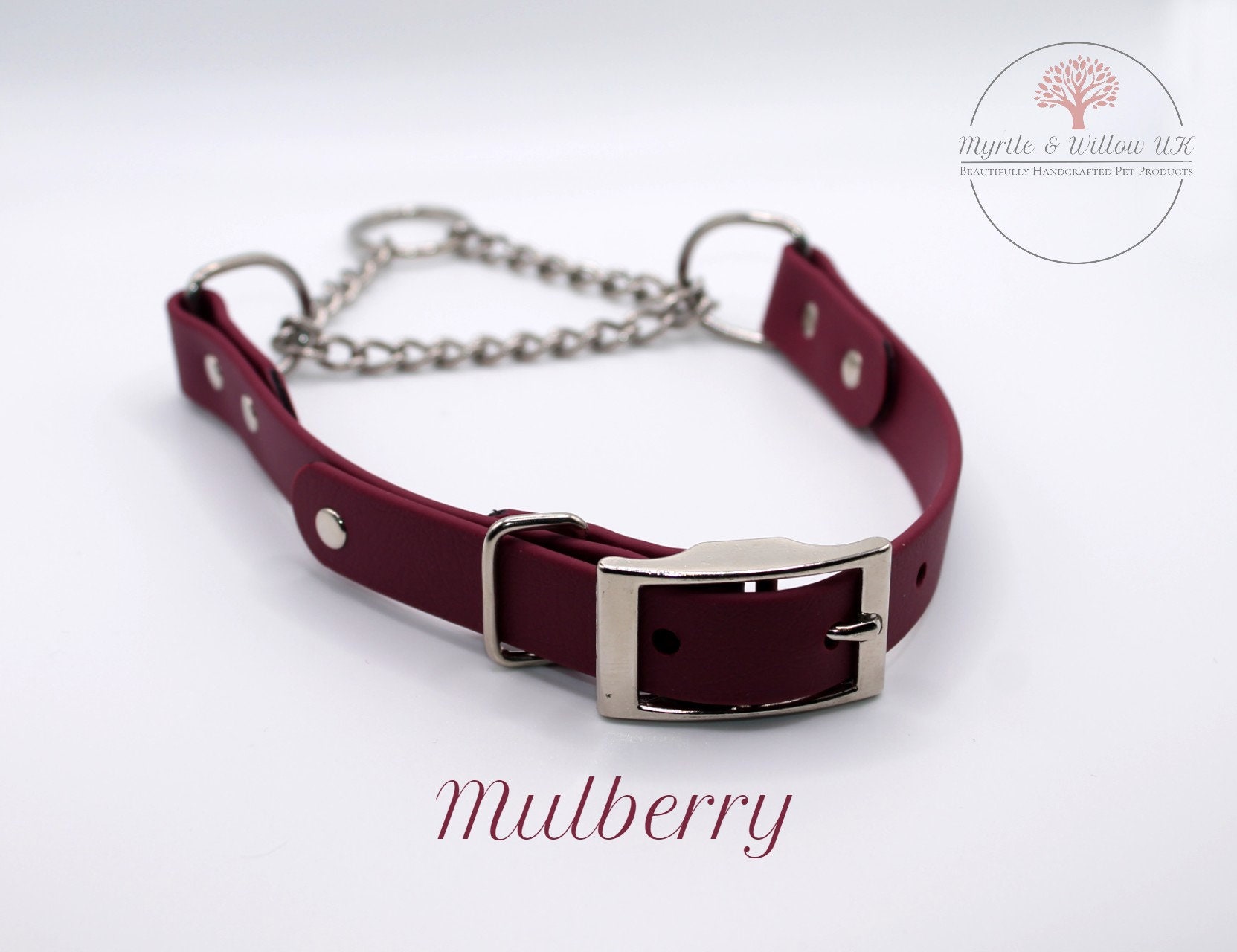 Biothane® Adjustable Half Check/ Martingale Collar Etsy UK