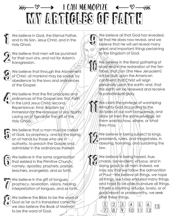 articles-of-faith-printable-with-certificate-etsy