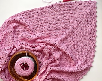 Hearty Diamonds Shawl *PATTERN ONLY*