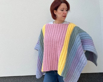 Spring Vibes Poncho *PATTERN ONLY*