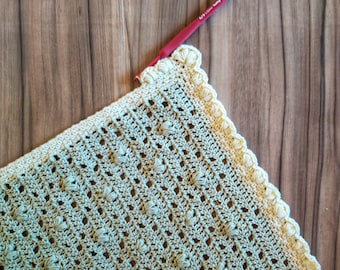 Hearts in Diamonds Baby Blanket *PATTERN ONLY*