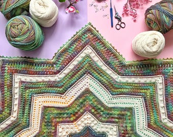 Be Your Own Star Shawl *PATTERN ONLY*