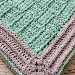 Puffs and Hugs Baby Blanket *PATTERN ONLY*