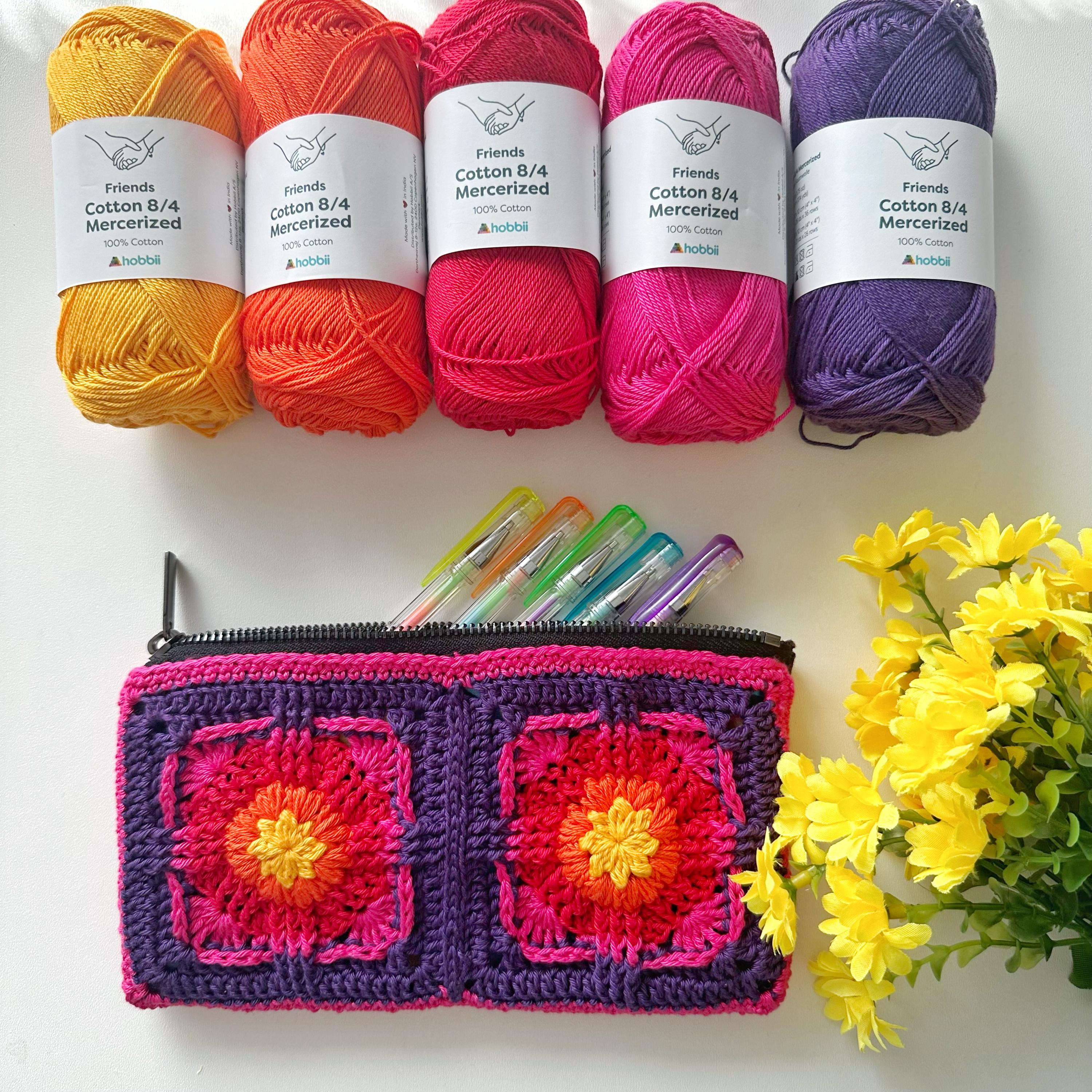 18 Crochet Pencil Case Patterns with Box Pouches, Wristlets, and Holders 4 Tanwa Pencil Case *pattern Only