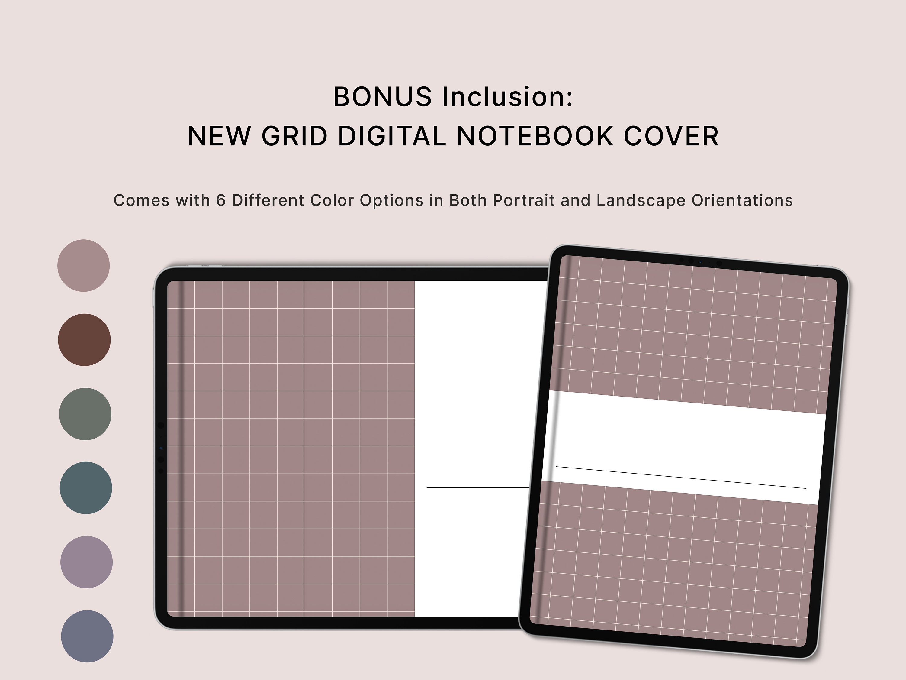 12 Subject Digital Notebook for Goodnotes Notability Portrait Etsy