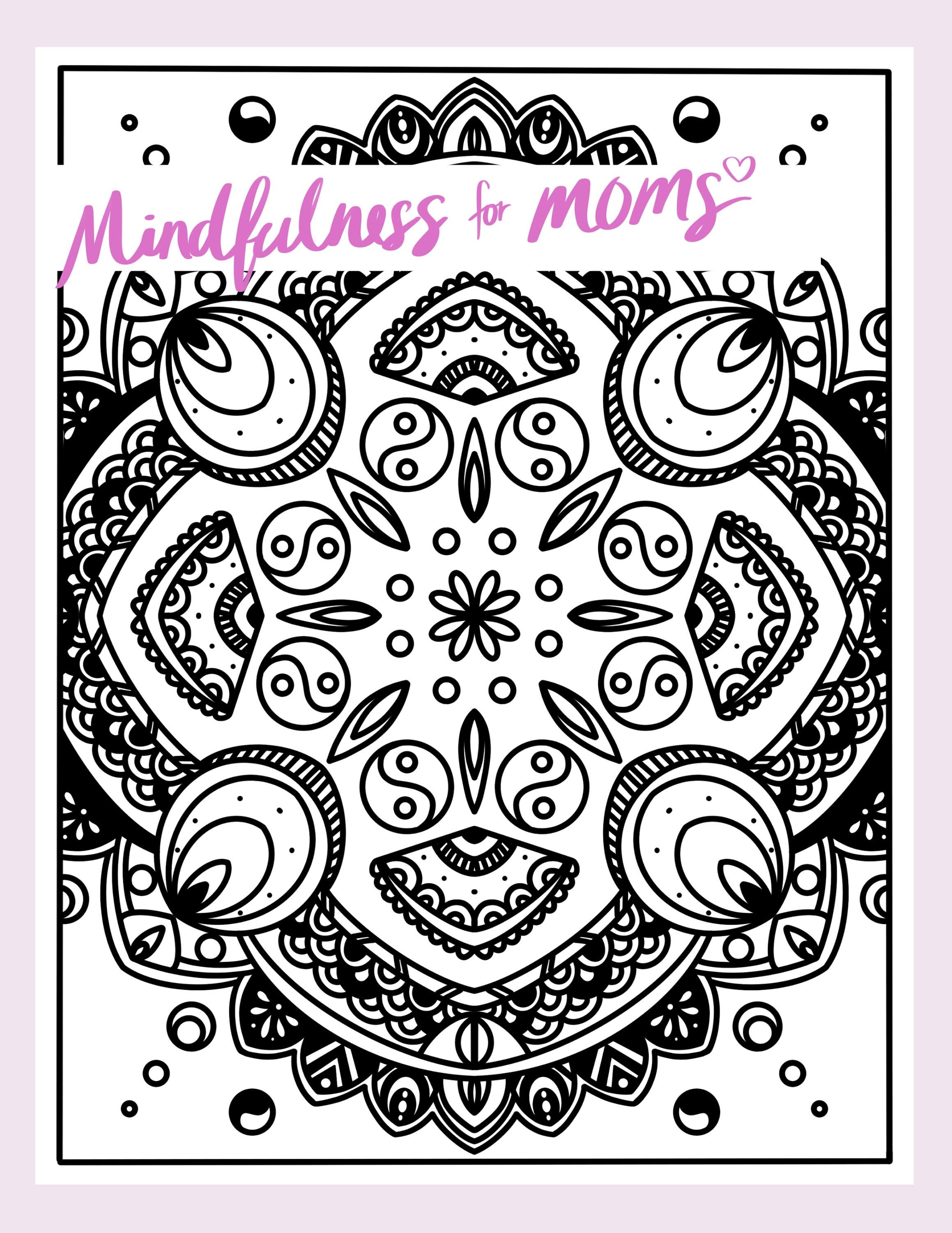 Mandala Colouring Page For Mindfulness | Etsy