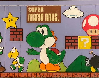 Og Luigi 8x8 Unframed Art Print Nintendo Video Game Etsy