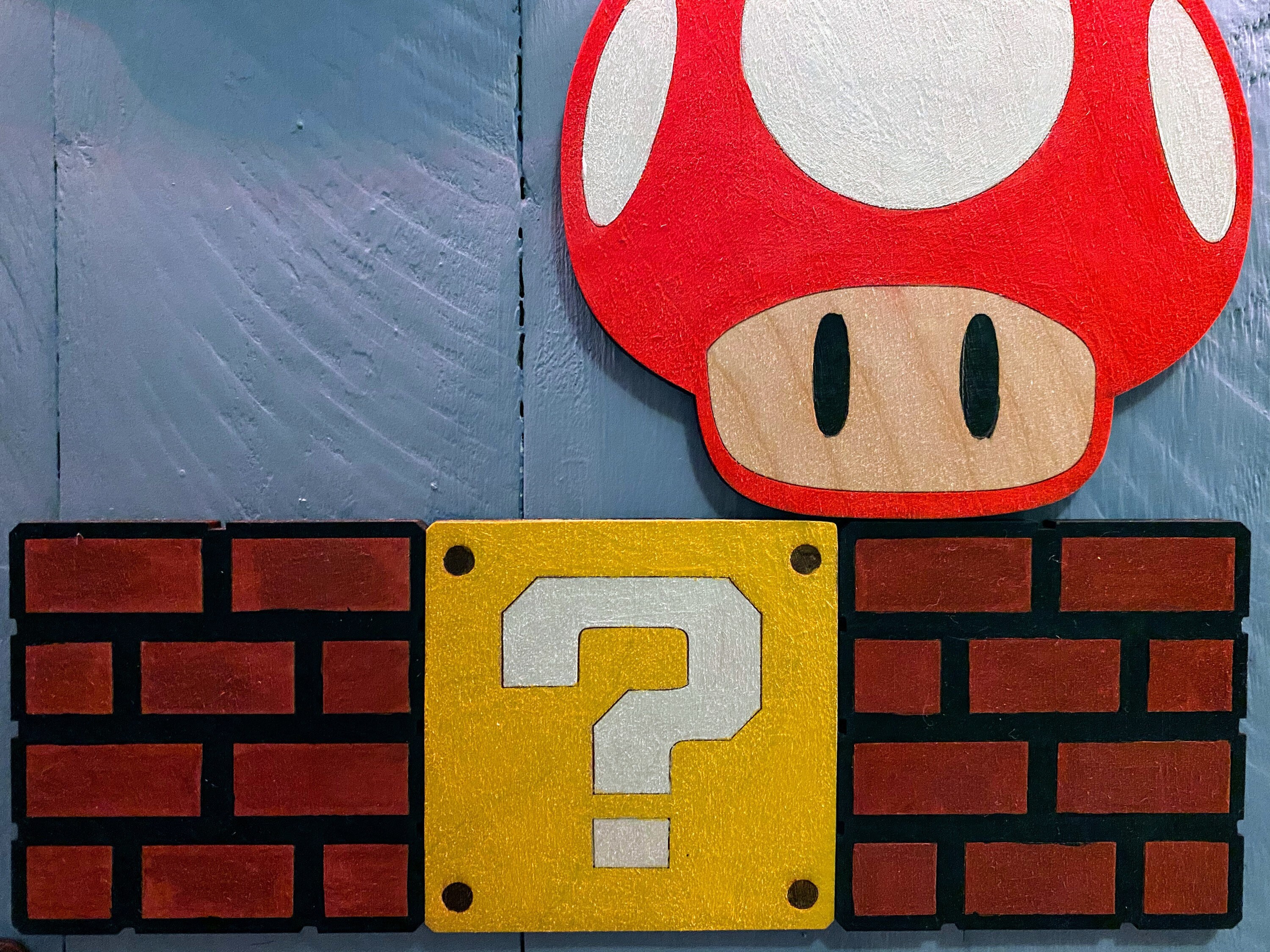Super Mario Brothers Wall Art Etsy