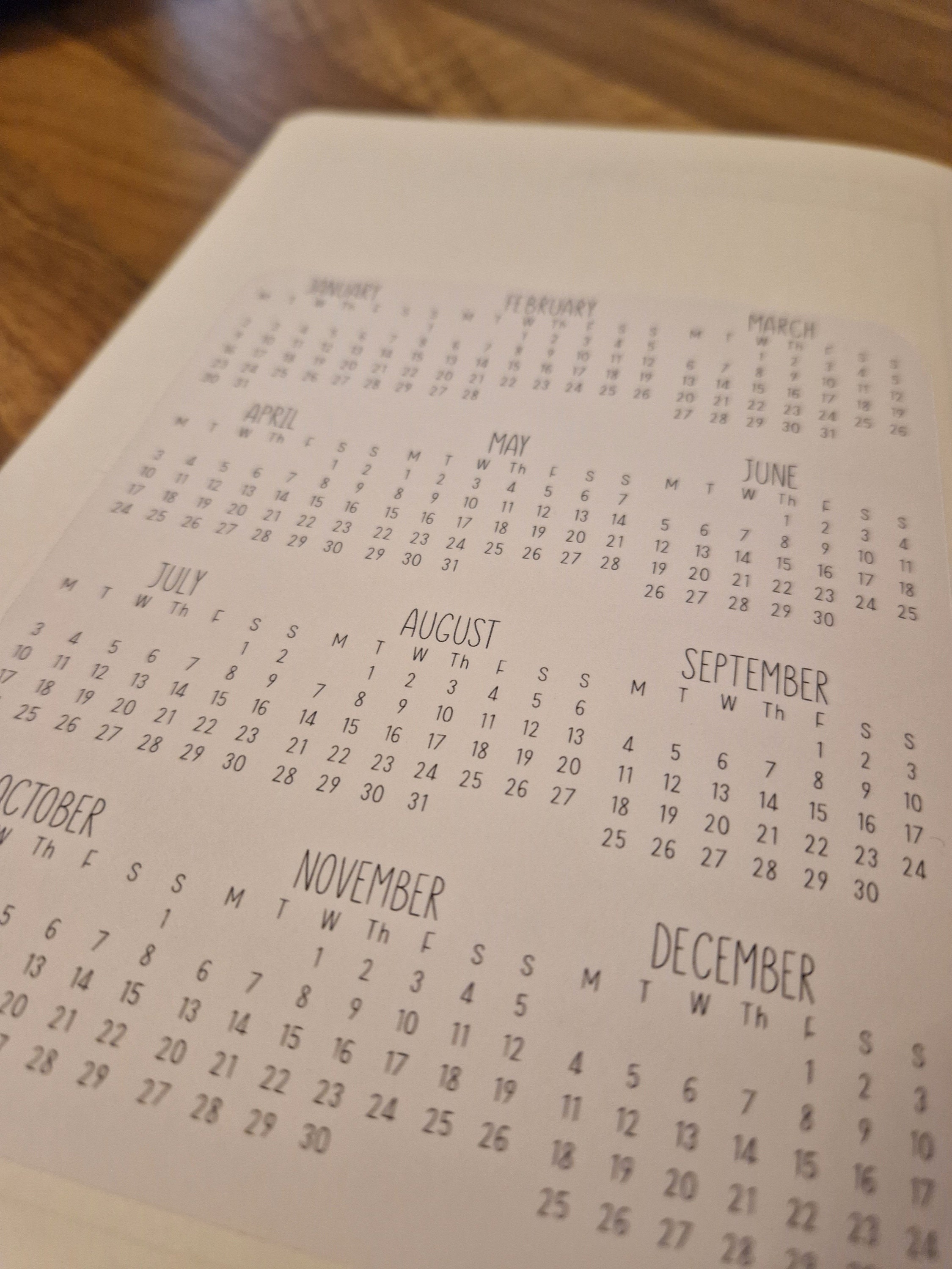 2023 Sticker 2023 Calendar Calendar Grid Sticker 2023 - Etsy