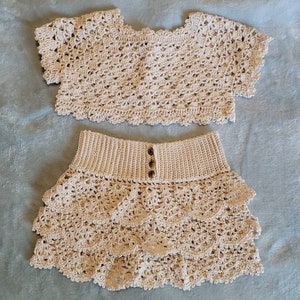 Crochet baby or Girls Set, baby, and Girls clothes, christening clothes, baptism outfit, lacy baby set, Summer Set, Photo Prop, Crochet set
