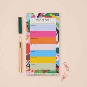 The Week - DL list pad | Notepad, deskpad, planner, jotter