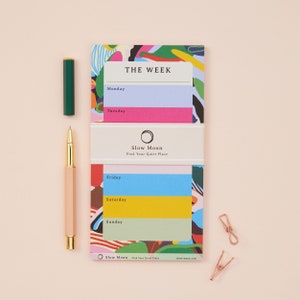 The Week DL list pad Notepad, deskpad, planner, jotter image 3