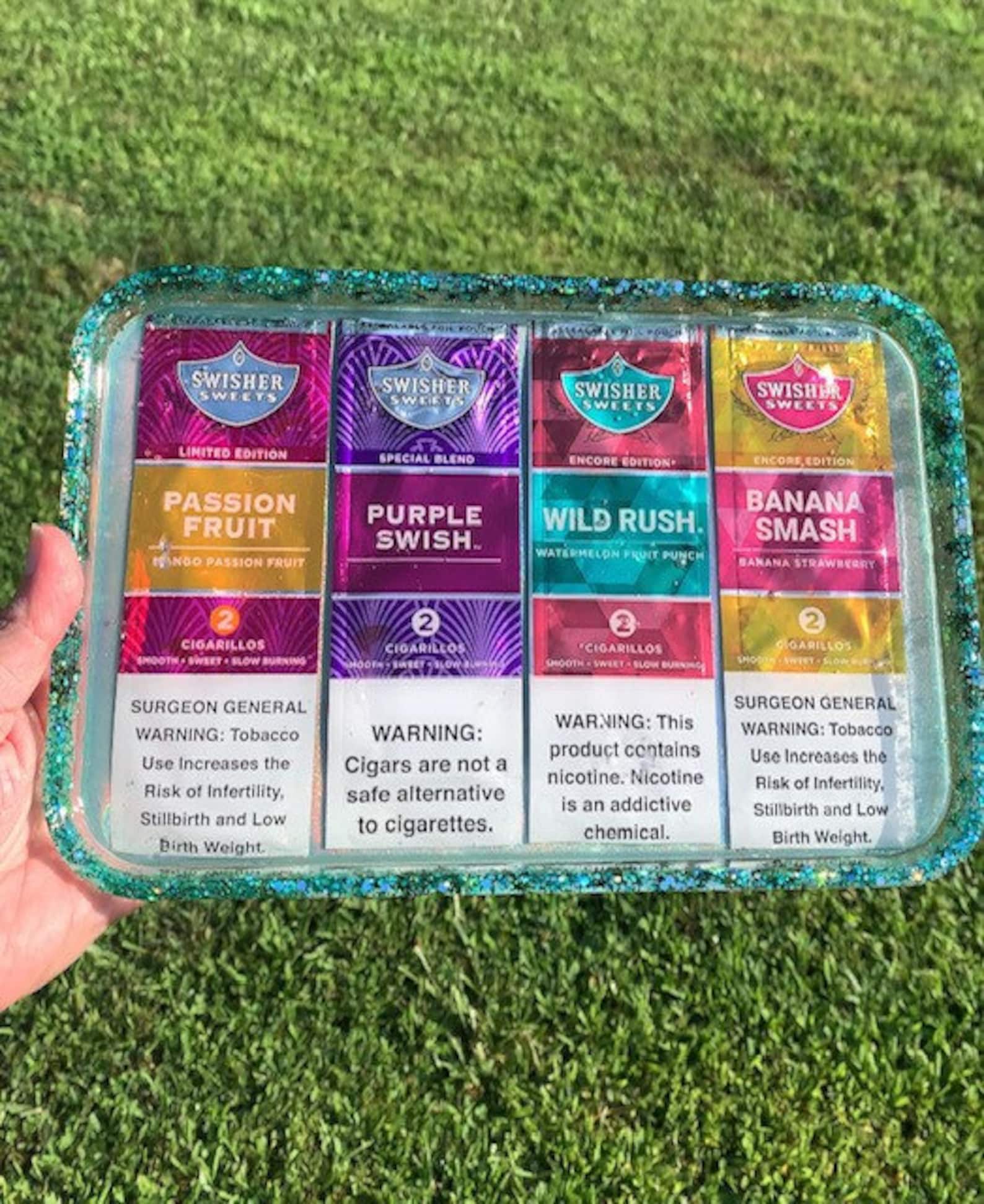 Swisher Sweet Blunt Wrapper Resin Rolling Tray Custom Made Etsy