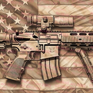 Laser Burn PNG | 3D Illusion | Engrave | Laser Ready | Digital Design File | 2nd Amendment | AK | AR | Merica | Murica