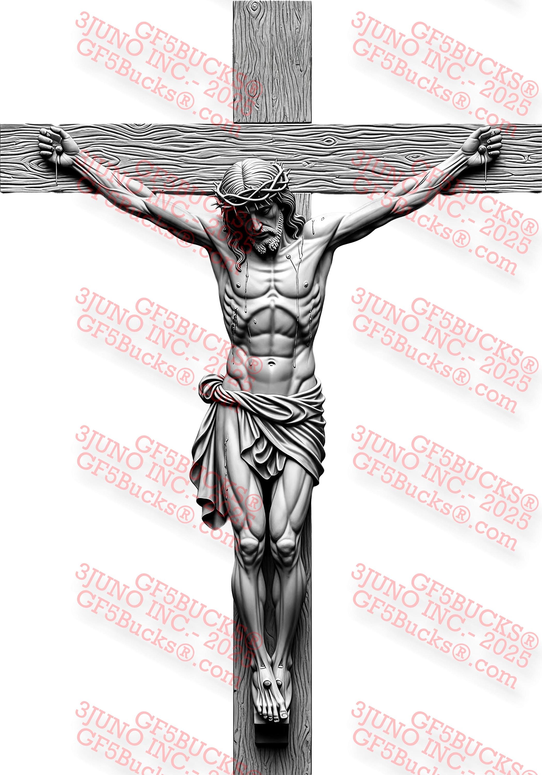 パーツ jesus The Crucifixion Of Jesus Christ N3042 T-Shirt by Edit Voros