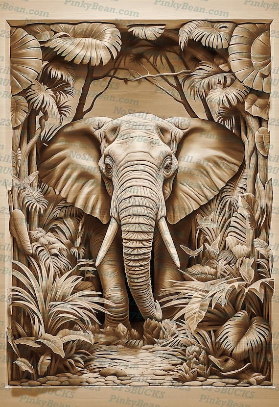 3D Illusion | Laser Burn PNG Digital File | Perfect for Engraving