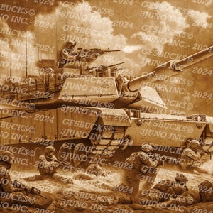 3D Military Tank Platoon Laser Engraving Digital File | Instant Download, PNG