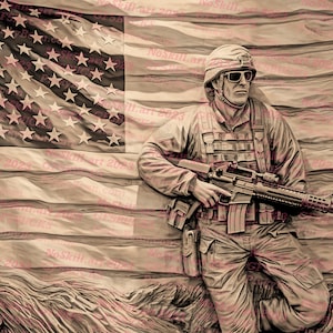 Laser Brennen PNG | 3D Illusion | Gravur | Laserbereit | Digitale Designdatei | Militär Soldat | Männchen