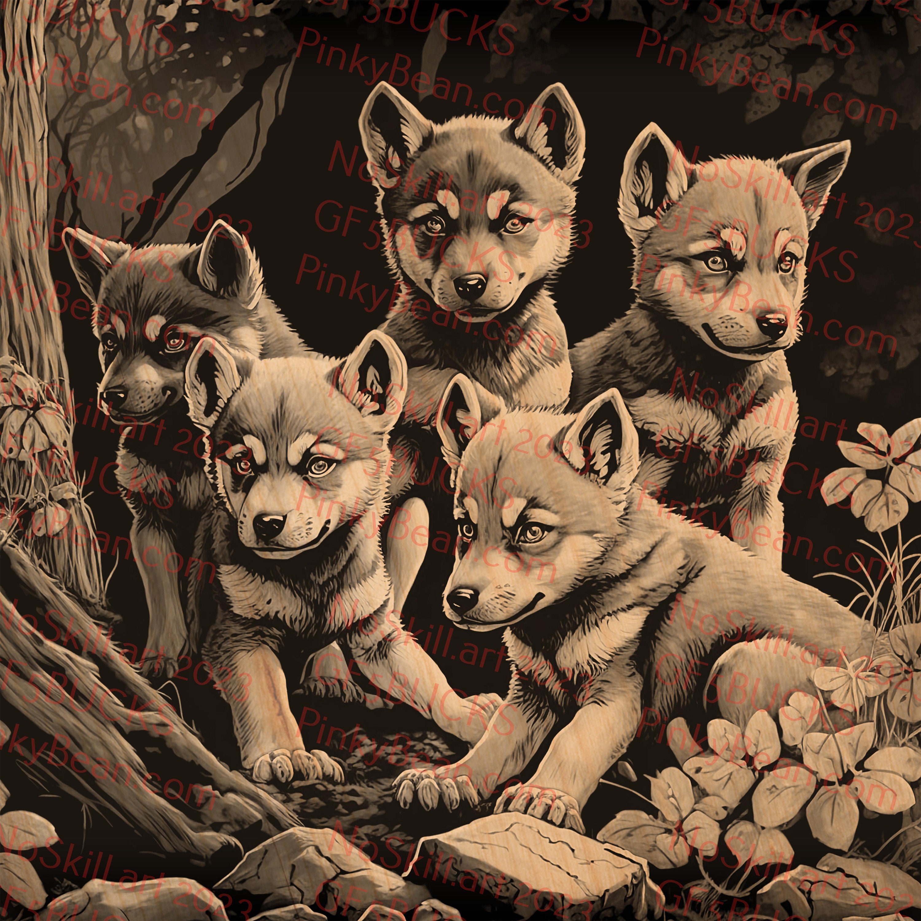 Laser Burn PNG 3D Illusion Engrave Laser Ready Digital Etsy UK