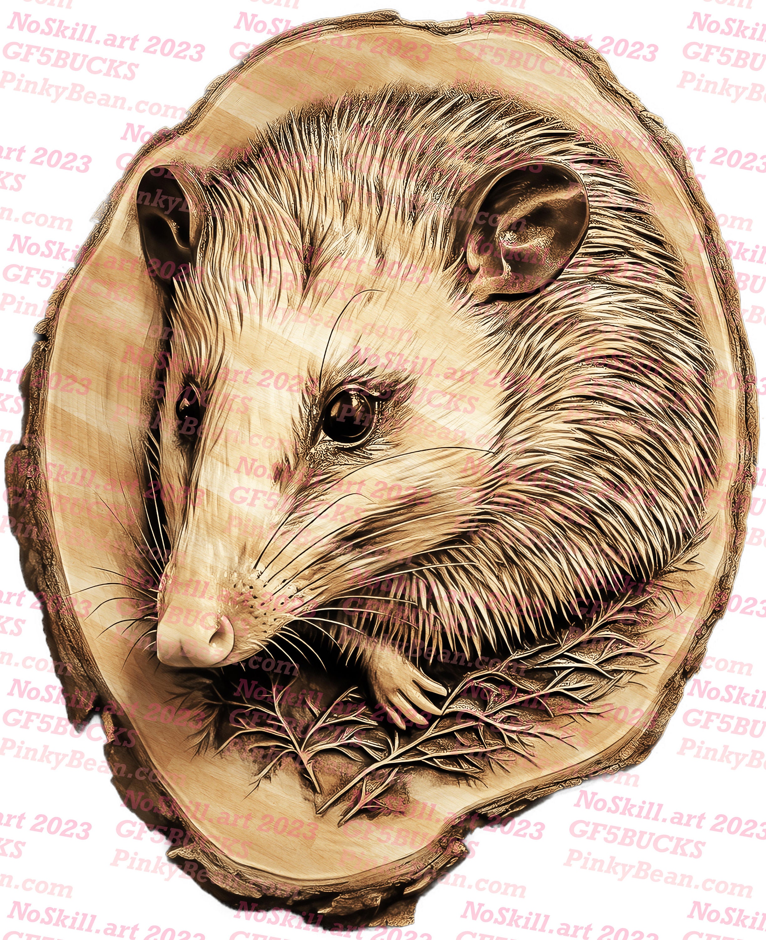 Laser Burn PNG | 3D Illusion | Engrave | Laser Ready | Digital