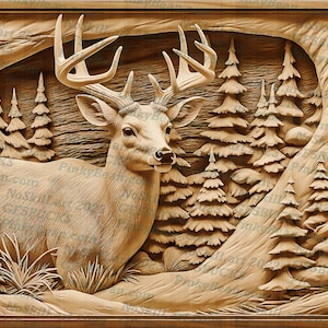 3D Illusion | Laser Burn PNG Digital File | Perfect for Engraving | Laser Ready | Instant Download | Deer | Flag | Mule | White Tail | Buck