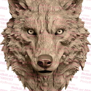 Laser Brennen PNG | 3D Illusion | Gravur | Laserbereit | Digitale Designdatei | Wolf