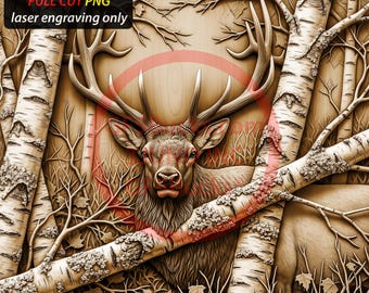 雄鹿の角の成長を表現 / J.G.ミレー作「グレートブリテンおよび