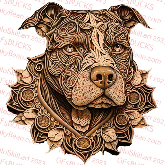 絵画 PITBULL  27x51cm 絵画 PITBULL 27x51cm PITBULL 27x51cm 美術品・アンティーク