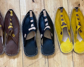 Handmade Genuine Moroccan Leather Slippers