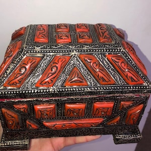 Handcrafted Moroccan jewellery box