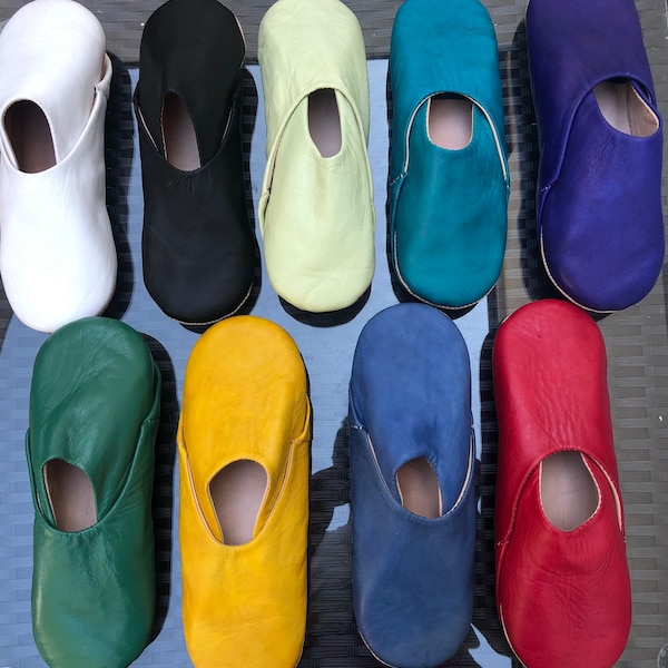 Handmade Genuine Moroccan Leather Slippers