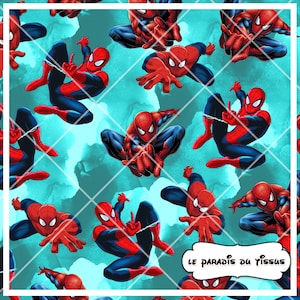 spiderman seamless pattern for fabric printing