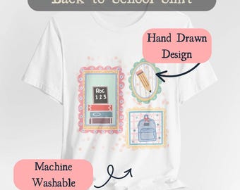 Whimsical Classroom Tee: Pastel Back to School Shirt