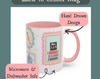 Colorful Teacher Coffee Mug: Classroom Accent Gift