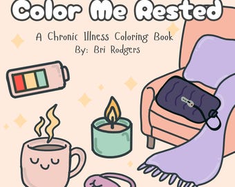 Livre à colorier sur les maladies chroniques : Spoonie : prendre soin de soi (téléchargement numérique)