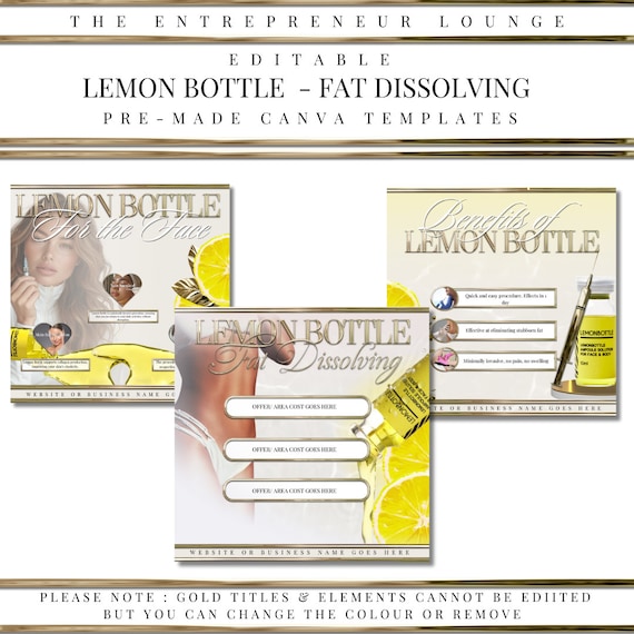 lemon bottle fat dissolving cost near me Gold Canva Templates | Lemon Bottle Templates | Beauty Templates | Canva  Templates | Beauty Academy | Beauty