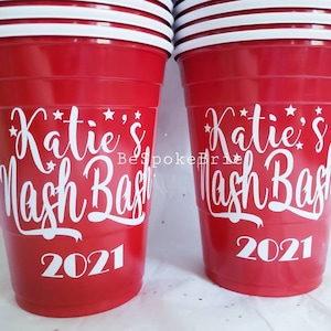 Plastic party cups - personalized