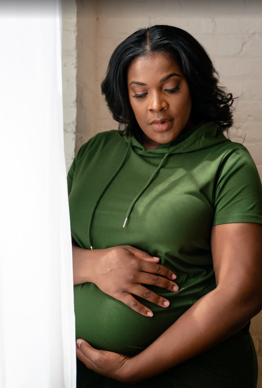 Hoodie Maternity Dress/ Pregnant Hoodie/ Pregnant Fashion/ Etsy