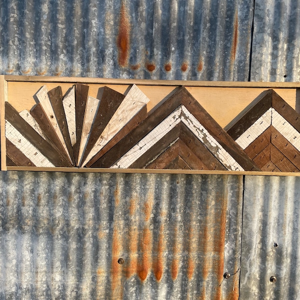 Reclaimed Wood Wall Art - Etsy
