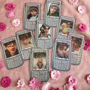 Zerobaseone Y2K Cellphone Stickers