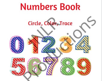 My Numbers Book - Circle, Color, Trace