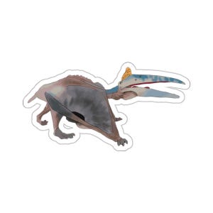 Colorful Quetzalcoatlus sticker (Kiss-Cut Stickers)