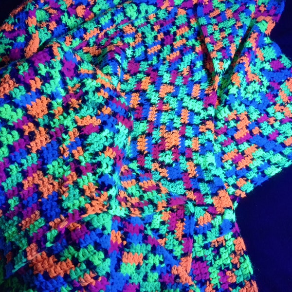 Blacklight Bedding Etsy